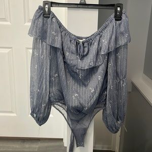 Abercrombie off the shoulder body suit